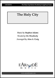 The Holy City SATB choral sheet music cover Thumbnail